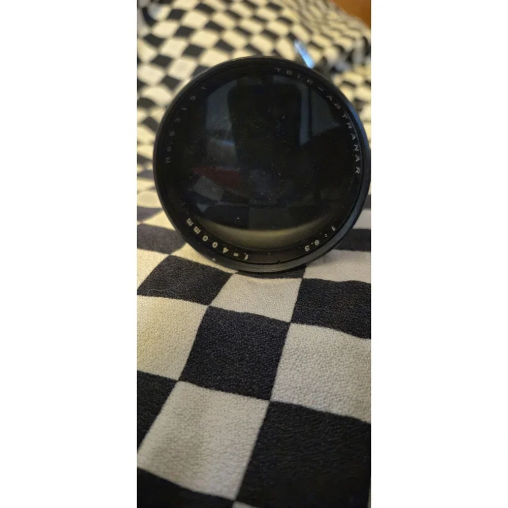 Tele-Astranar 400mm f/6.3 Telephoto Lens –‎ Vintage Manual Focus T Mount